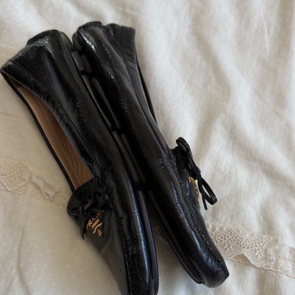 Prada Patent Driving Loafer - Picture 3 of 7
